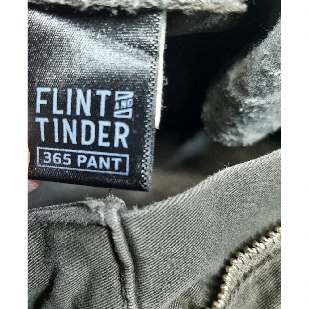 Flint and Tinder 365 Pant Mens 33x32 Straight Fit USA Made Stretch Canvas Jeans